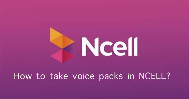 How to take voice packs in NCELL