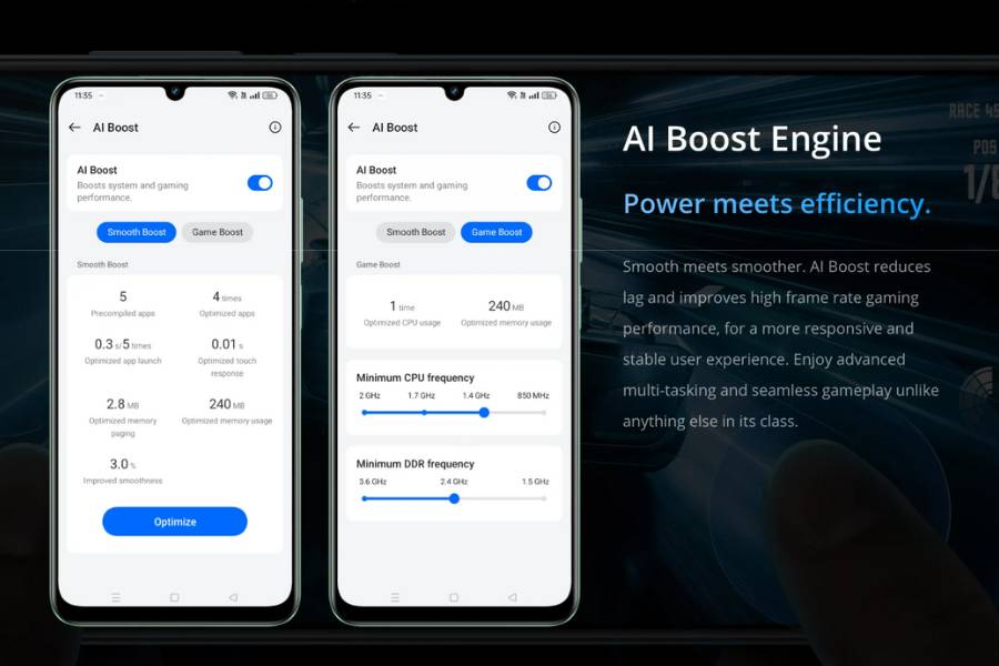 Realme Narzo N61 AI Boost