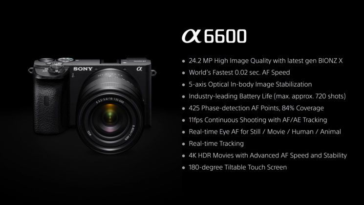 sony a6600 specs